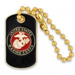 Custom Officially Licensed U.S.M.C. Dog Tag Pin