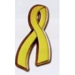 Stock Patriotic Lapel Pins (Yellow Ribbon) with Logo