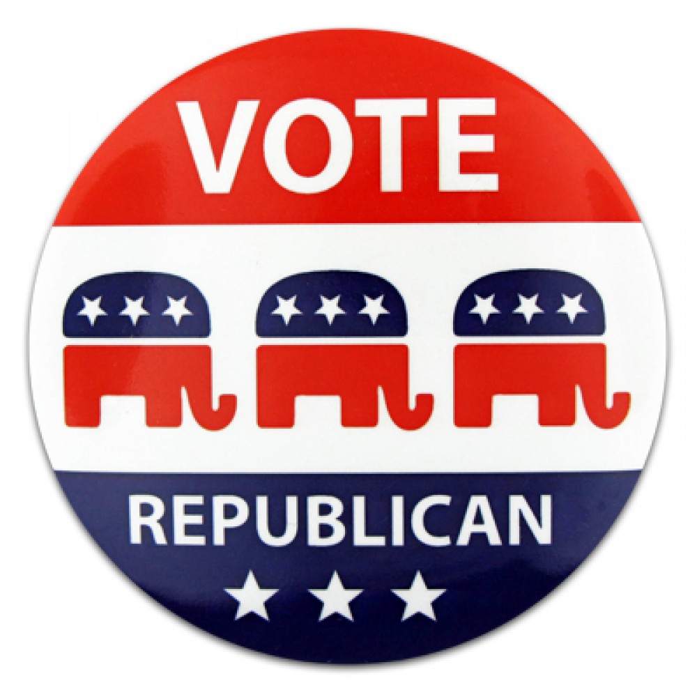 Custom Vote Republican Button