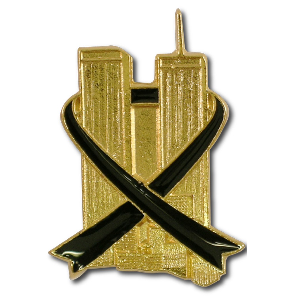 Twin Towers Lapel Pin with Logo