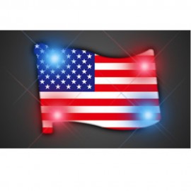 Custom Usa Flag Flashing Pin