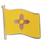 Promotional New Mexico State Flag Pin