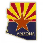 Custom Arizona State Pin