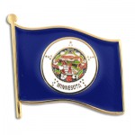 Promotional Minnesota State Flag Pin
