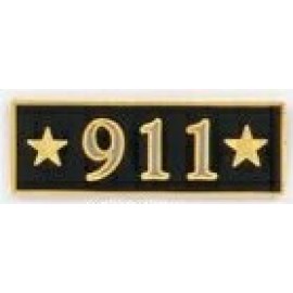 911 Stock Casting Lapel Pin with Logo