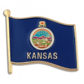 Promotional Kansas State Flag Pin