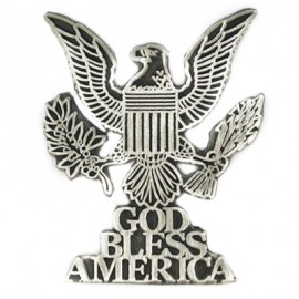Personalized God Bless America Eagle Pin  Personalized God Bless America Eagle Pin