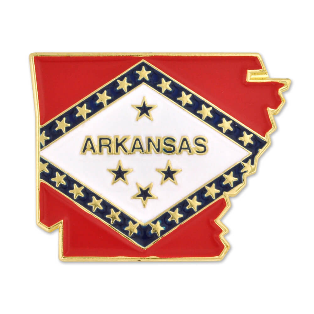 Arkansas State Pin with Logo