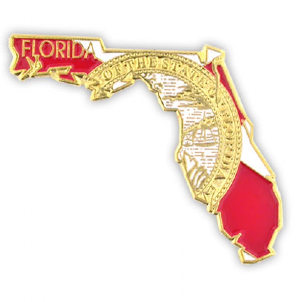 Logo Branded Florida State Pin