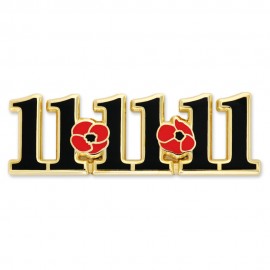 Personalized 11-11-11 Remembrance Day Pin