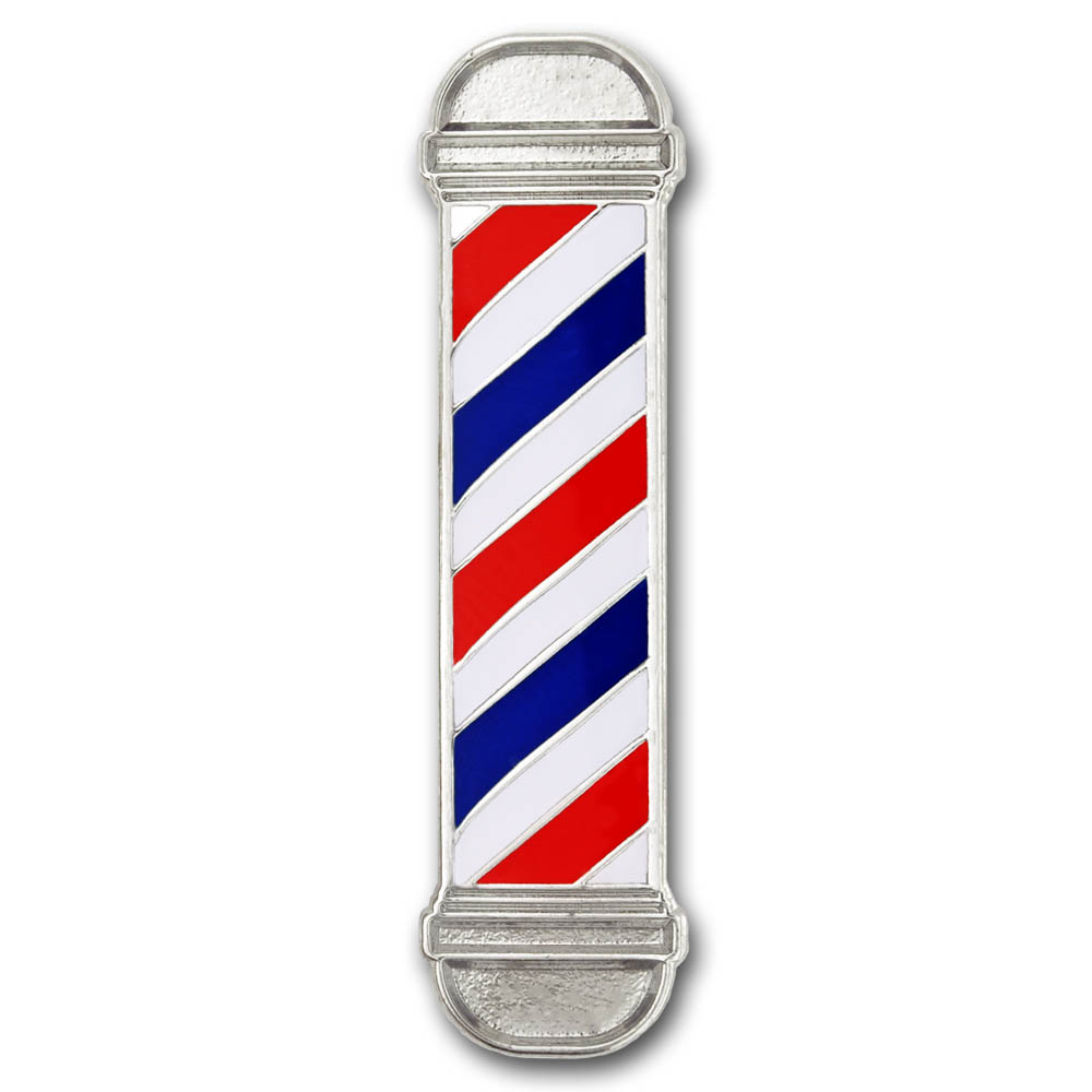 Customized Barber Shop Pole Pin