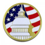 U.S. Capitol Building Pin with Logo