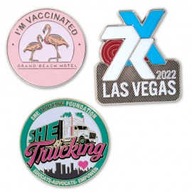 Personalized 1.5" Soft Enamel DIRECT Lapel Pins