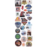 Promotional 3/4" Overseas Photo Printed Lapel Pins