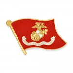 Customized Officially Licensed U.S. Marine Corps Flag Pin