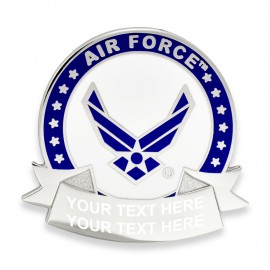Personalized Officially Licensed Engravable U.S. Air Force Pin