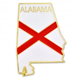 Customized Alabama State Pin