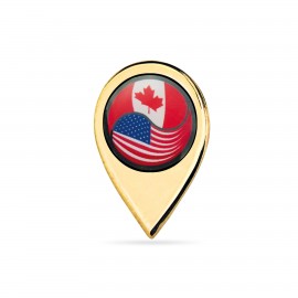 Flag Pins with Logo