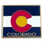 Logo Branded Colorado State Pin