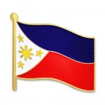 Personalized Philippines Flag Pin