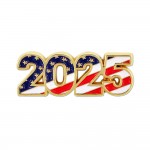 Custom 2025 Patriotic Year Pin