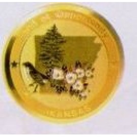 Arkansas State Emblem And Lapel Pin Custom Imprinted