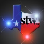 Imprinted Texas Blinking Pin - Overseas Imprint Branded