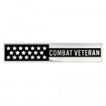 Customized Combat Veteran Flag Bar Pin