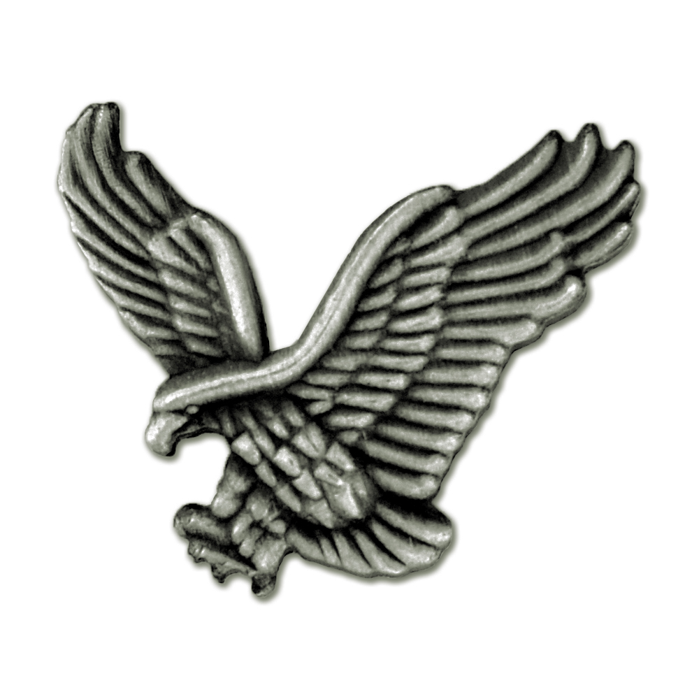 Custom Eagle Pin - Silver