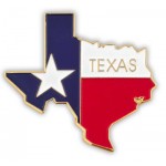 Logo Branded Texas State Pin