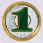 3/4" Hole In One Golf Pin Custom Printed