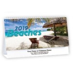 Beaches Desk Calendar Logo Printed