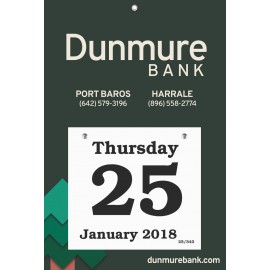 Custom Imprinted Bookbound Daily Date Calendar - 8x12 Large Pad  Custom Imprinted Bookbound Daily Date Calendar - 8x12 Large Pad