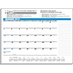 Custom Imprinted Deskmate Desk Pad Calendar w/o Corners