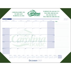 1 Color Desk Pad Calendar Custom Imprinted  1 Color Desk Pad Calendar Custom Imprinted