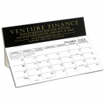 6-Flex Desk Calendar, Black Branded