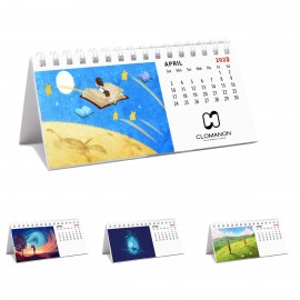 Branded Mini Desk Tent Calendar  Branded Mini Desk Tent Calendar