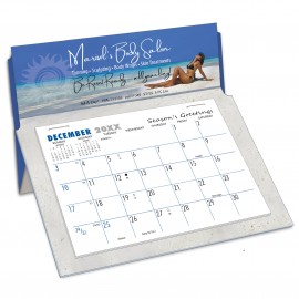 Logo Printed 5-FC Desk Calendar, Full Color