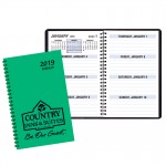 Large Print Weekly Desk Planners w/ TechnoColor Cover Custom Imprinted