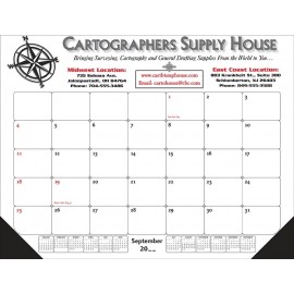 Desk Pad Calendar w/Bottom 1 Year Calendars Branded  Desk Pad Calendar w/Bottom 1 Year Calendars Branded