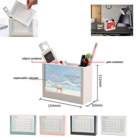 Logo Printed Multi-functional Calendar with Container  Logo Printed Multi-functional Calendar with Container