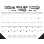 Branded Jumbo Desk Pad Calendar w/12 Month Calendar Desk Pad- Top Imprint
