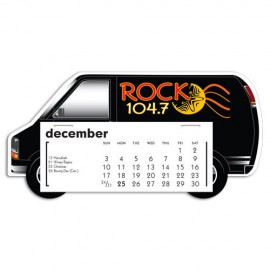 Custom Imprinted Express Van Full Color Die-Cut Desk Calendar  Custom Imprinted Express Van Full Color Die-Cut Desk Calendar