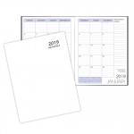 Branded Monthly Desk Appointment Calendar/Planner w/ Saddle Stitched Economy Cover