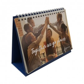 Custom Imprinted Personalized 12 Month Tent Style Desk Calendar