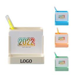 Office Use Desk Organizer With Calendar with Logo