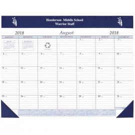 Academic Desk Calendar Pad Custom Imprinted  Academic Desk Calendar Pad Custom Imprinted