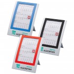 Plastic Table Calendar with Marker Logo Printed