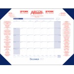 1 Color Desk Pad Calendar Logo Printed