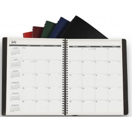 Logo Printed Academic/Fiscal Monthly Planner w/ Out Rules  Logo Printed Academic/Fiscal Monthly Planner w/ Out Rules